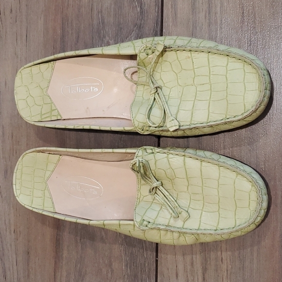 Talbots crocs style moccasin loafer flat shoes sz 5.5 - Picture 3 of 14